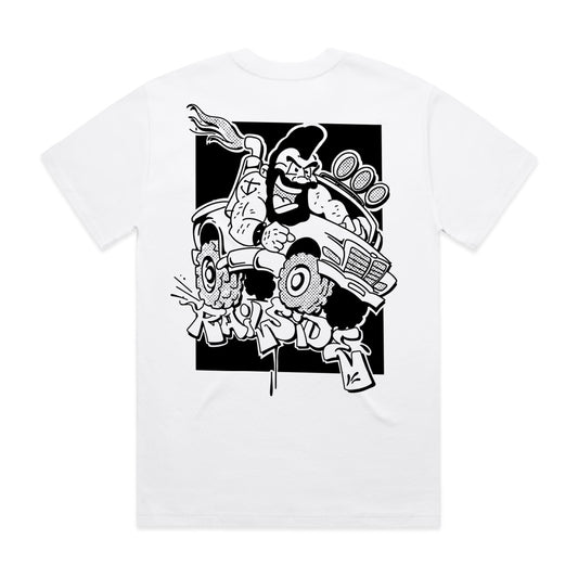 Railside x MrTee RCA T-shirt: Truckin Hard