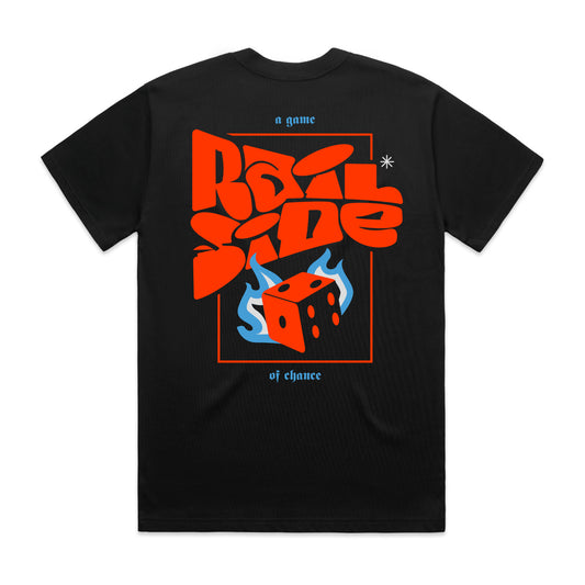 Railside x Fluro TMD T-shirt: Game of Chance