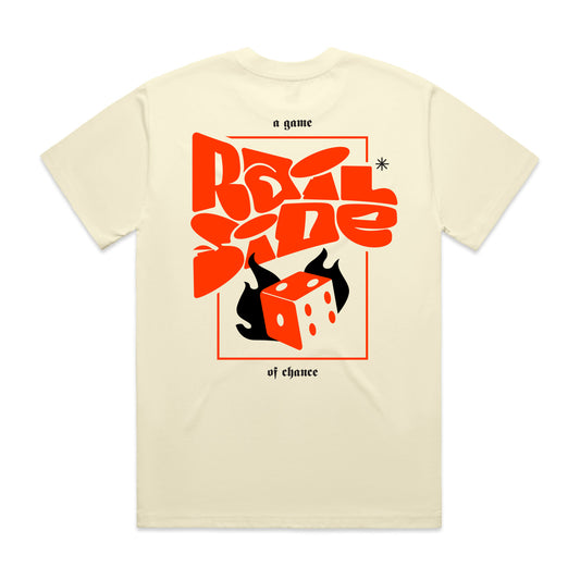 Railside x Fluro TMD T-shirt: Game of Chance