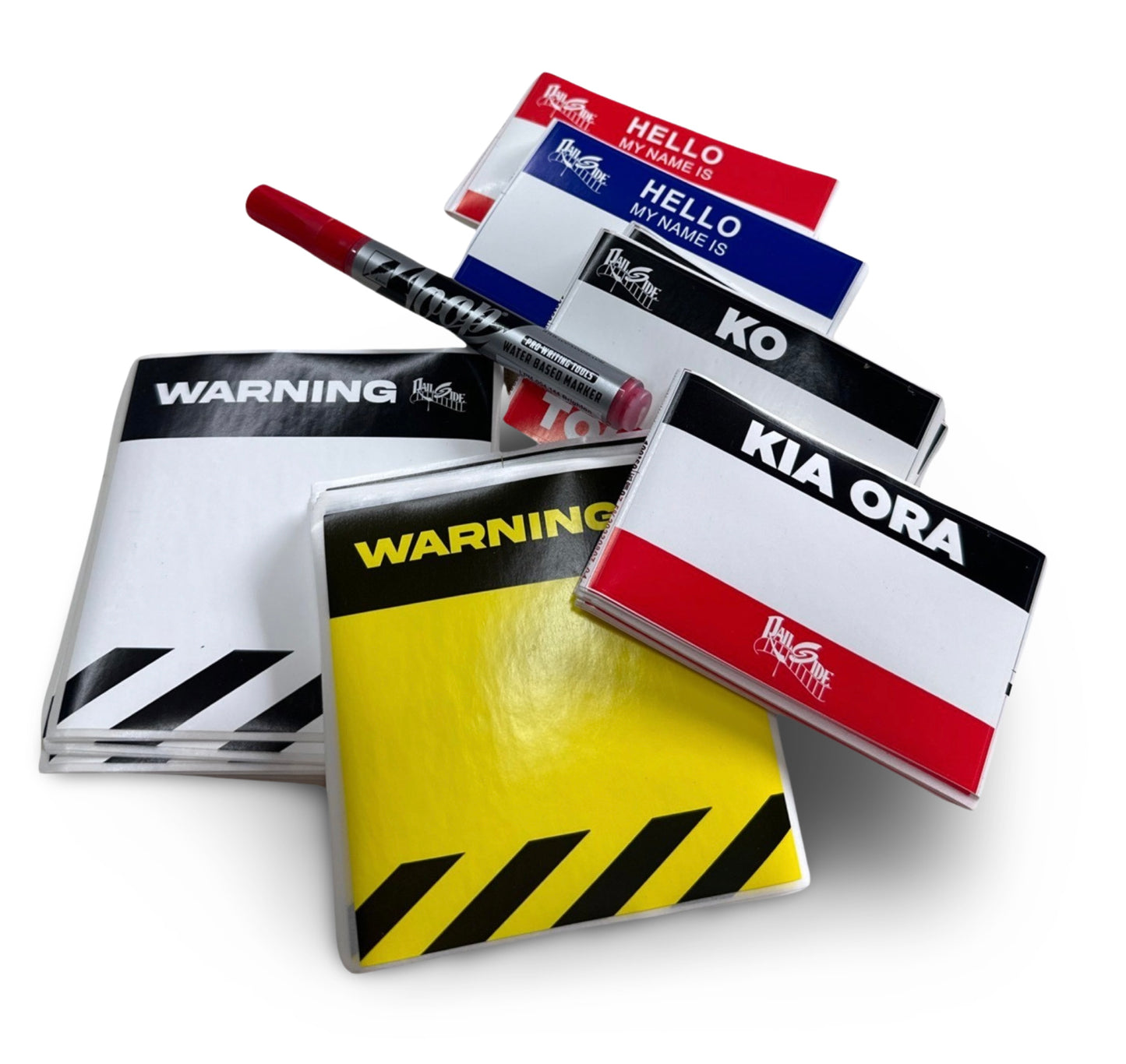 Eggshell sticker pack.