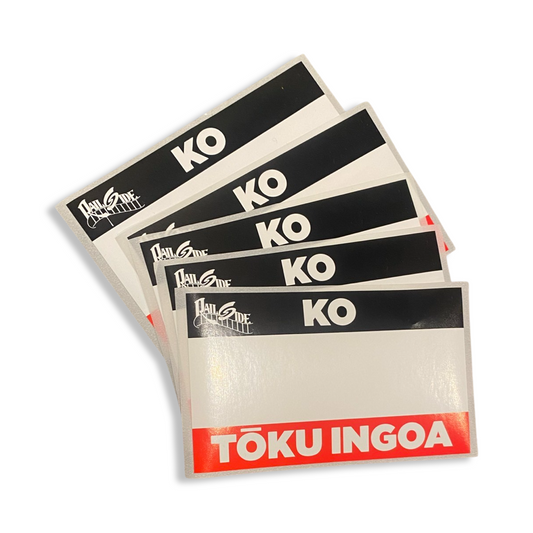 Ko Tōku Ingoa eggshell stickers