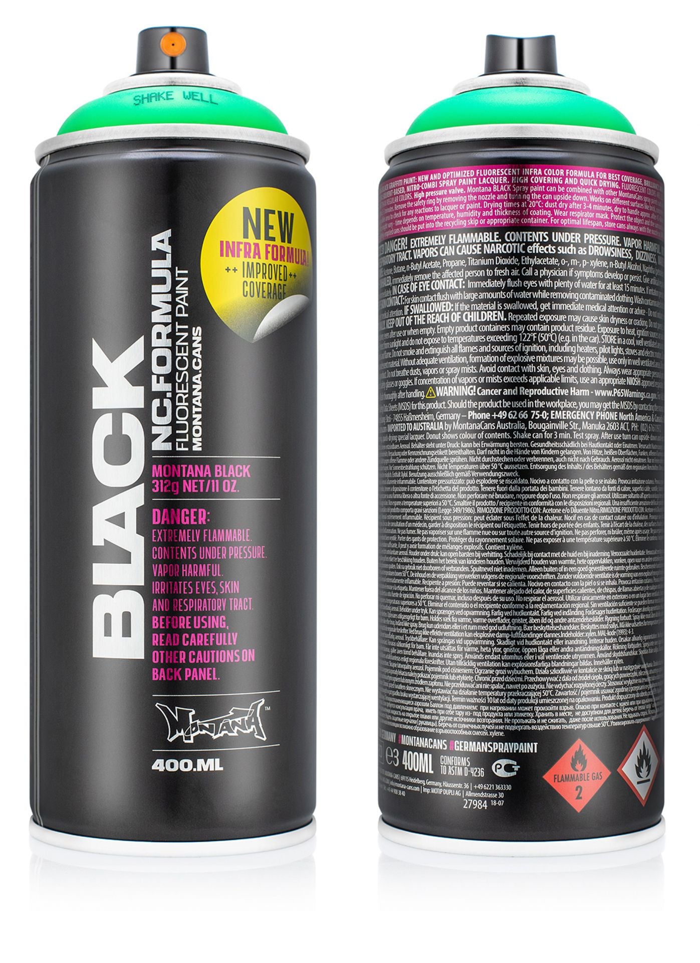 Montana Black IN4500 Infra Violet 400ml