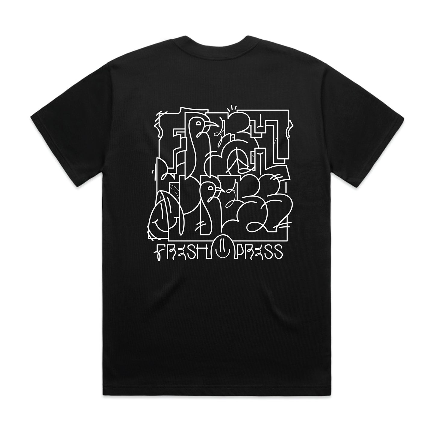 Fresh Press T Shirt: Haser (Black)