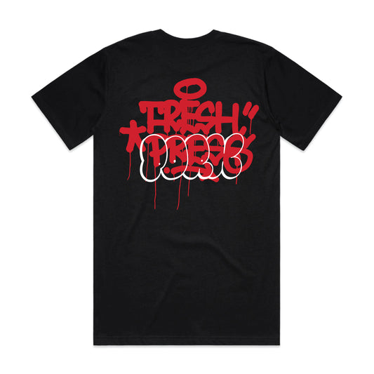 Fresh Press T Shirt: Pork (Black)