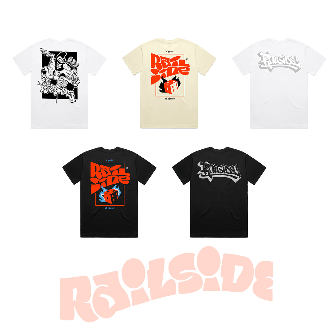 Railside x Fluro T-shirt: Game of Chance