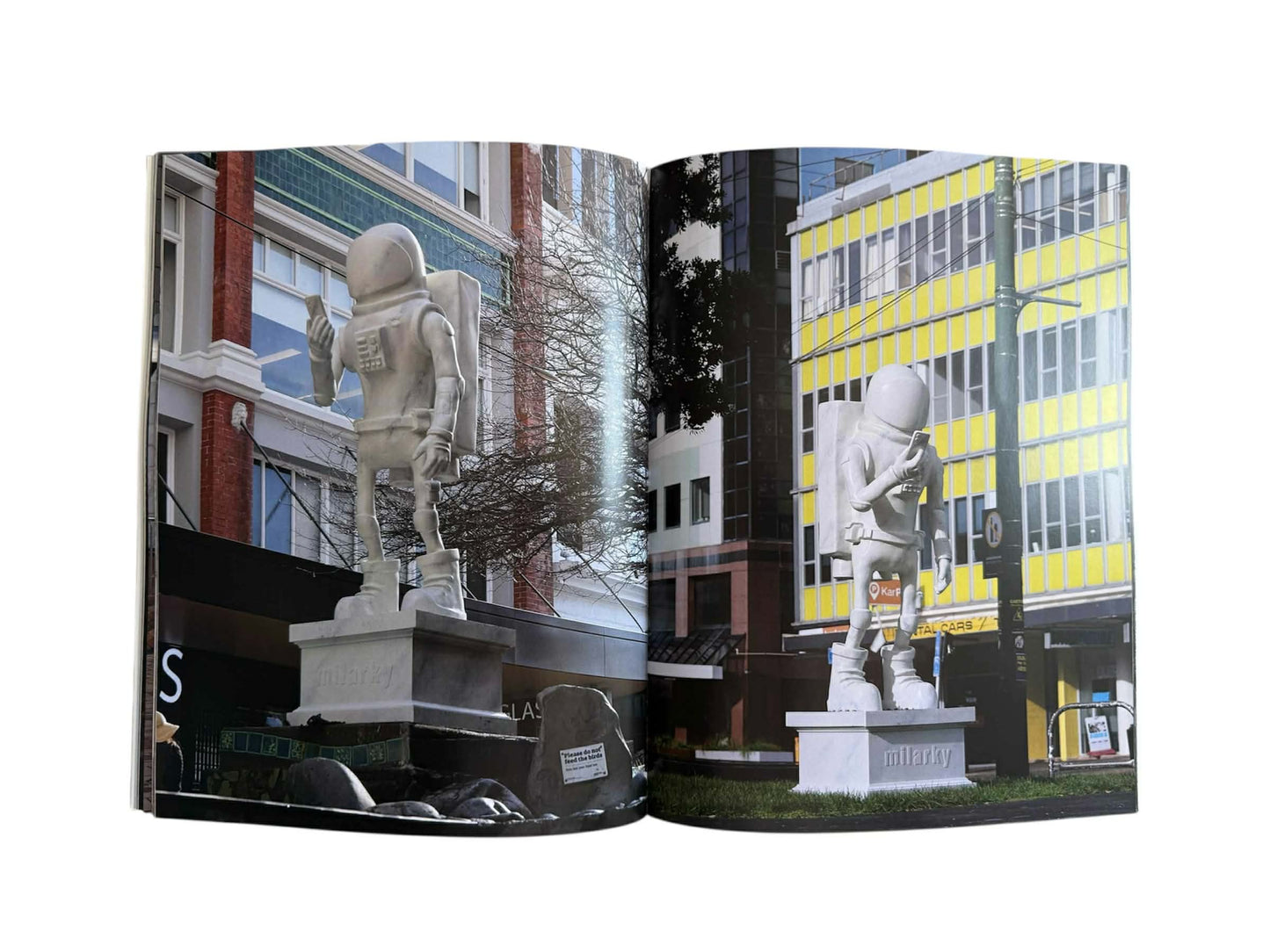 Milarky: Installing a Statue