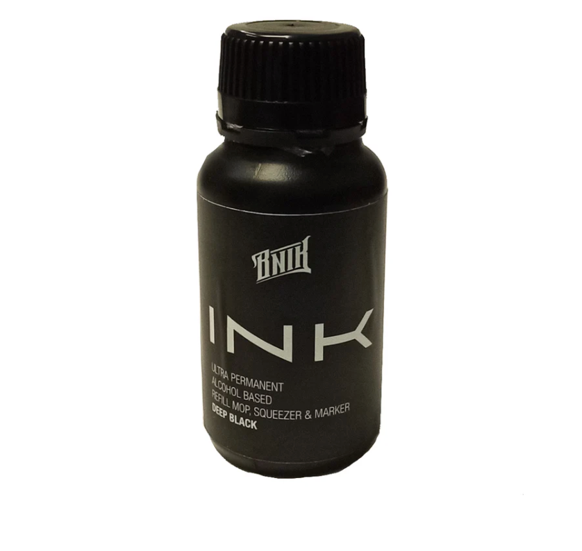 BNIK INK Permanent Deep Black Ink 250ml – Railside New Zealand - Spray ...