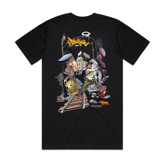 Railside x Dcypher DTR T-shirt: The Lines We Cross