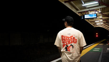 Railside x Fluro TMD T-shirt: Game of Chance