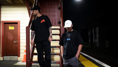 Railside x Fluro TMD T-shirt: Game of Chance
