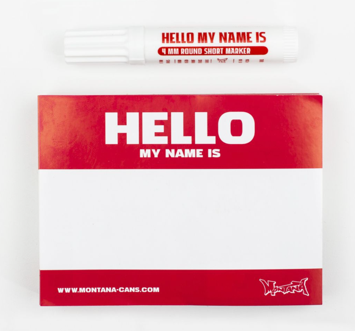 Montana Stickers: Hello Pack Red