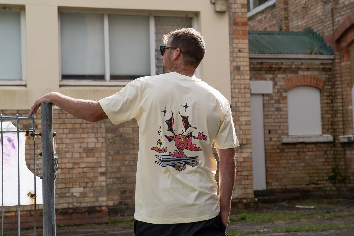 Railside x Cheak MSK T-shirt: Railside Demon
