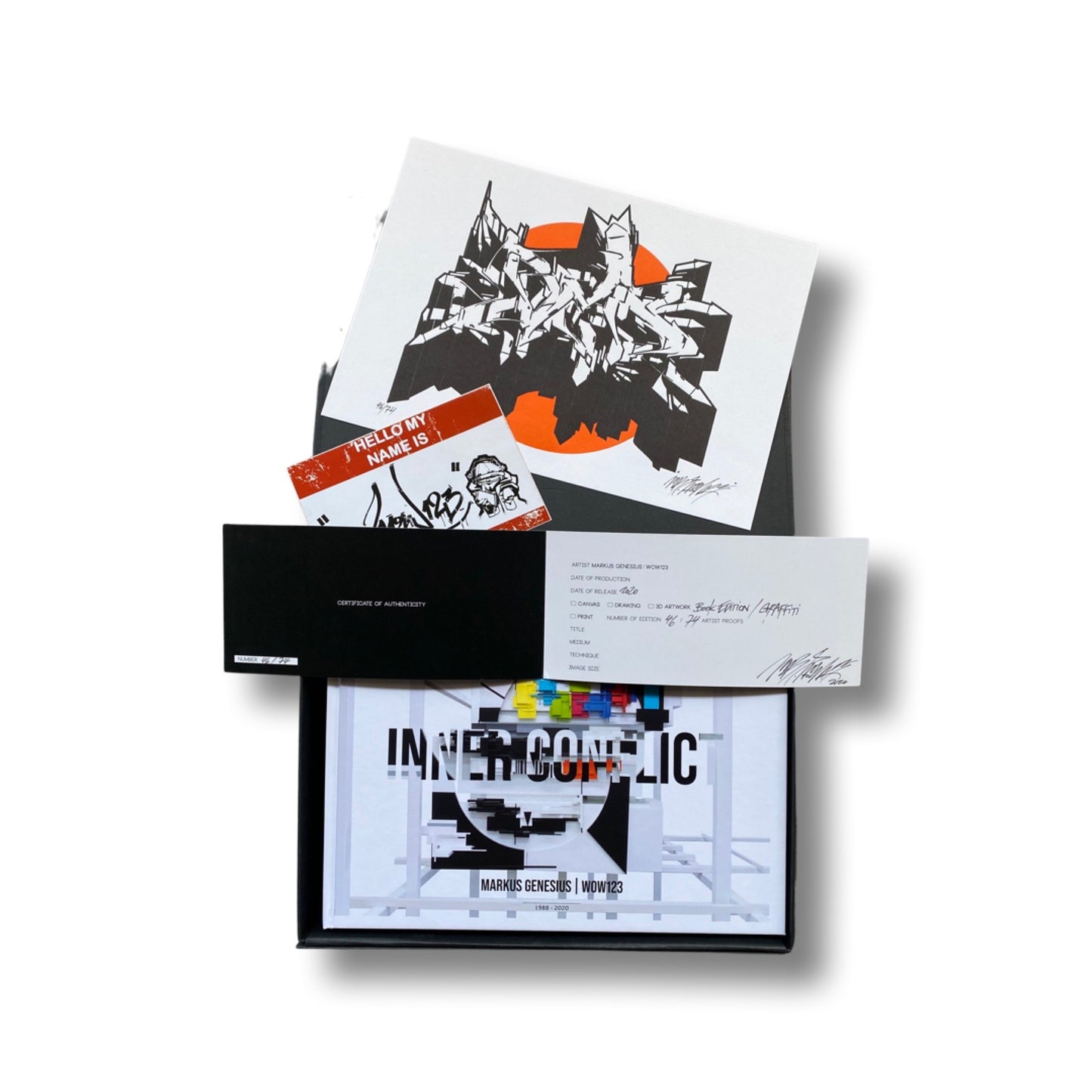 Markus Genesius WOW 123: Inner Conflict (book and print package)