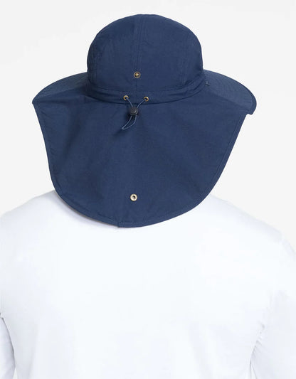Solbari Wide Brim with Face Shield Sun Hat UPF50+